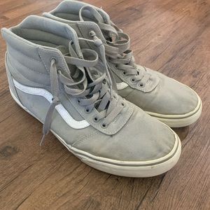 Grey High top Vans